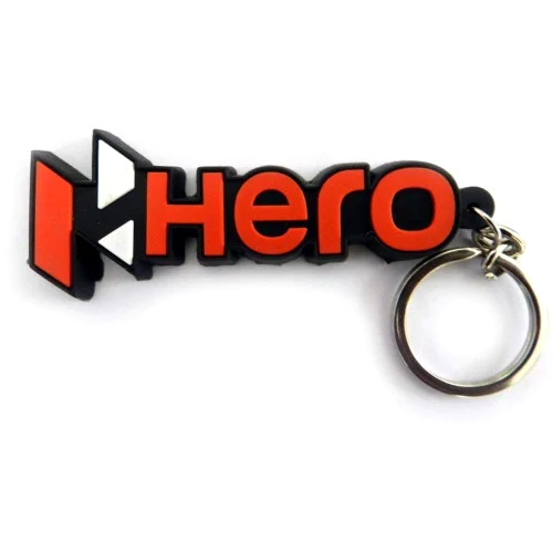 Rubber Logo Key Chain - Color: Multi