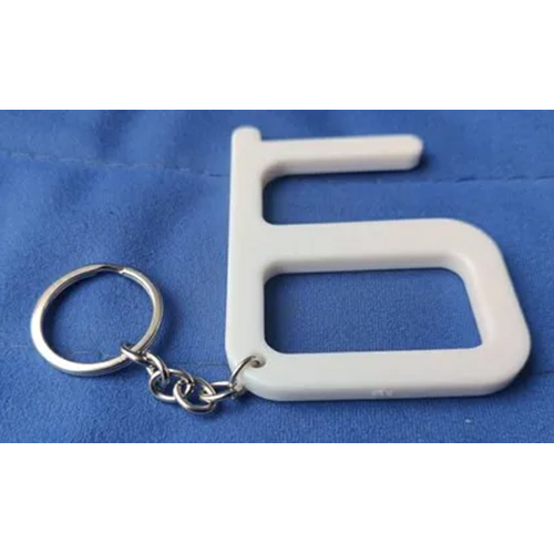 White Rubber Key Chain - Regional Style: Indian