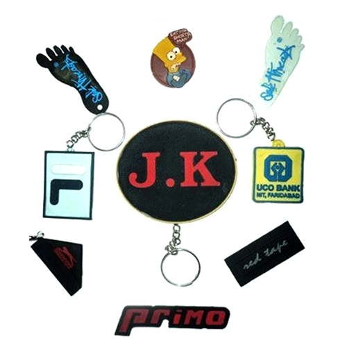 Pvc Key Rings - Color: Multi