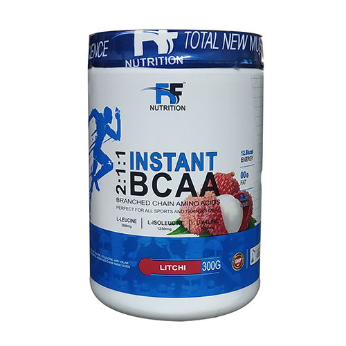 Instant BCAA Whey Protein - 300 GM Litchi Flavor Powder, Promotes Nutrition & Muscle Repair, Easy Mixing with Water, 3-5 Months Shelf Life