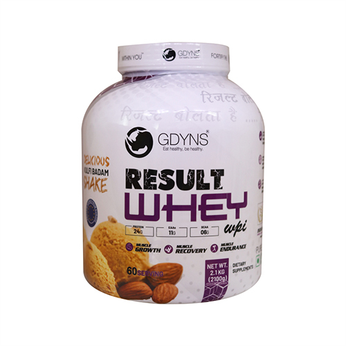2.1 KG Kulfi Badam Result Whey Dietary Supplement