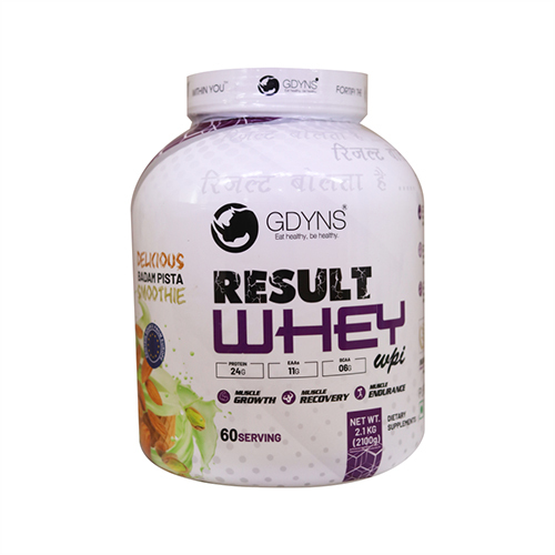 2.1 KG Badam Pista Result Whey Dietary Supplement
