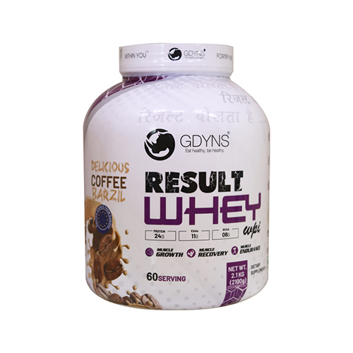 2.1 KG Coffee Result Whey Dietary Supplement