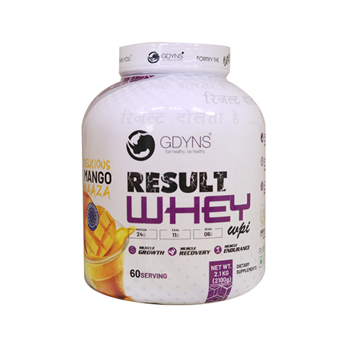 2.1 KG Mango Result Whey Dietary Supplement