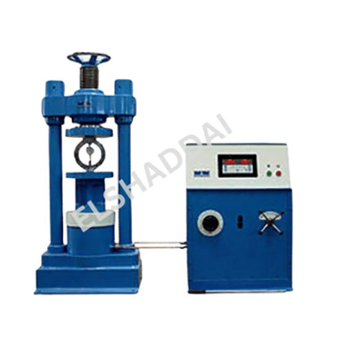 Cvl - 003 Electrical Compression Testing Machine - Color: Blue