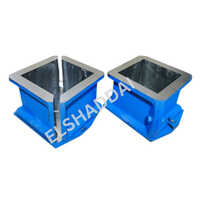 Concrete Cube Mould - Mild Steel, 1-year Warranty, Blue Color | Designed For Laboratory Use, Precision Testing For Concrete Samples