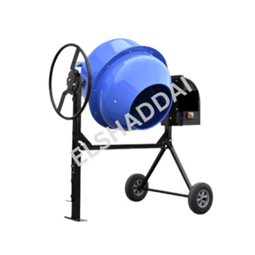 Concrete Pan & Drum Type Mixers - Color: Blue