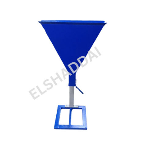 V-Funnel Test Apparatus - Color: Blue