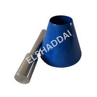 Sand Absorption Cone And Tamper - Color: Blue