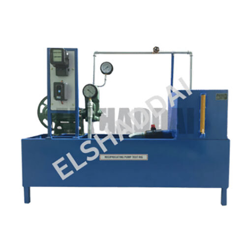 Reciprocating Pump Test Rig - Color: Blue