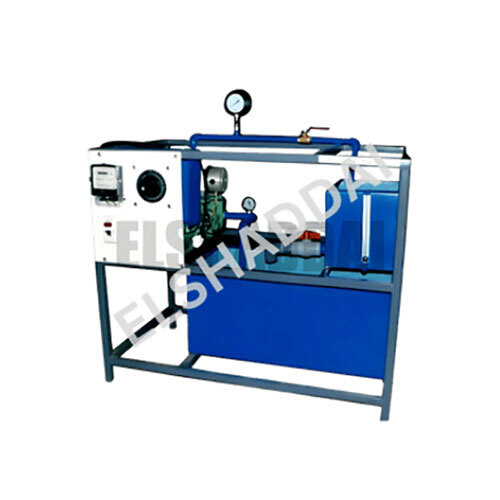 Submersible Pump Test Rig - Color: Blue