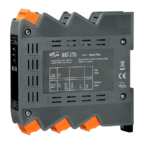 Hart Signal Filter - Plastic, 25 X 116 X 120 Mm, Gray | Industrial Usage, Hart Burst Mode Support, Loop Power Function With +30v Output, 4kv Esd Protection