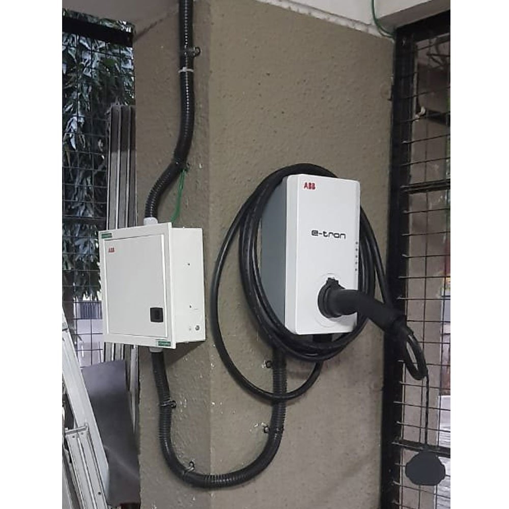 Abb Terra Ac Wallbox 22 Kw Home & Office Use Electric Vehicle Ev Car Charger With Two Year Warranty