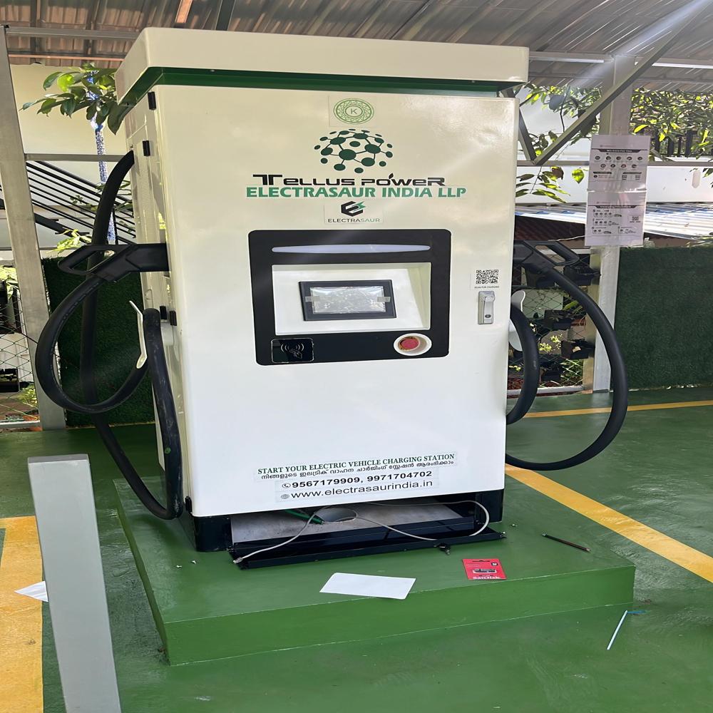 Tellus 60kw Dc Ev Charger (Ccs2 Dual Gun) - Material: Plastic & Steel