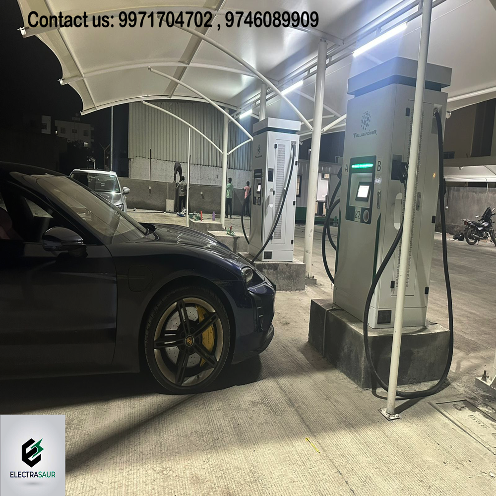 TATA EV CHARGER/Tellus Power Green 60kW DC Fast CCS2 Dual Gun EV Charger 