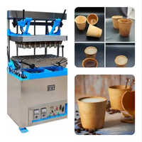 Automatic Edible Tea Cup Making Machine - Capacity: 30 Pcs/min