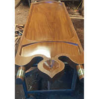 Wooden Massage Table - High-quality Wood, Manual Adjustment, Elegant Brown Color | Pain Relief For All Body Types