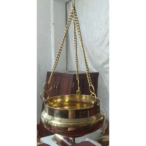 Brass Shirodhara Vessel - Color: Golden