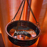 Steel Dhara Pot - Color: Silver