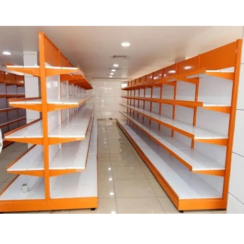 Display Center Supermarket Rack - Color: Orange