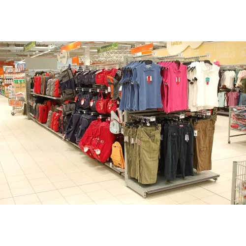 5 Feet Garment Display Rack - Capacity: 100 Kg/Layer Kg