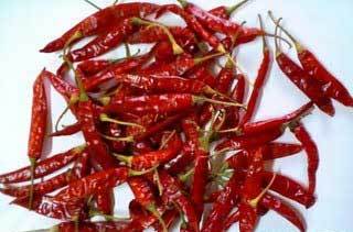 सूखे लाल मिर्च