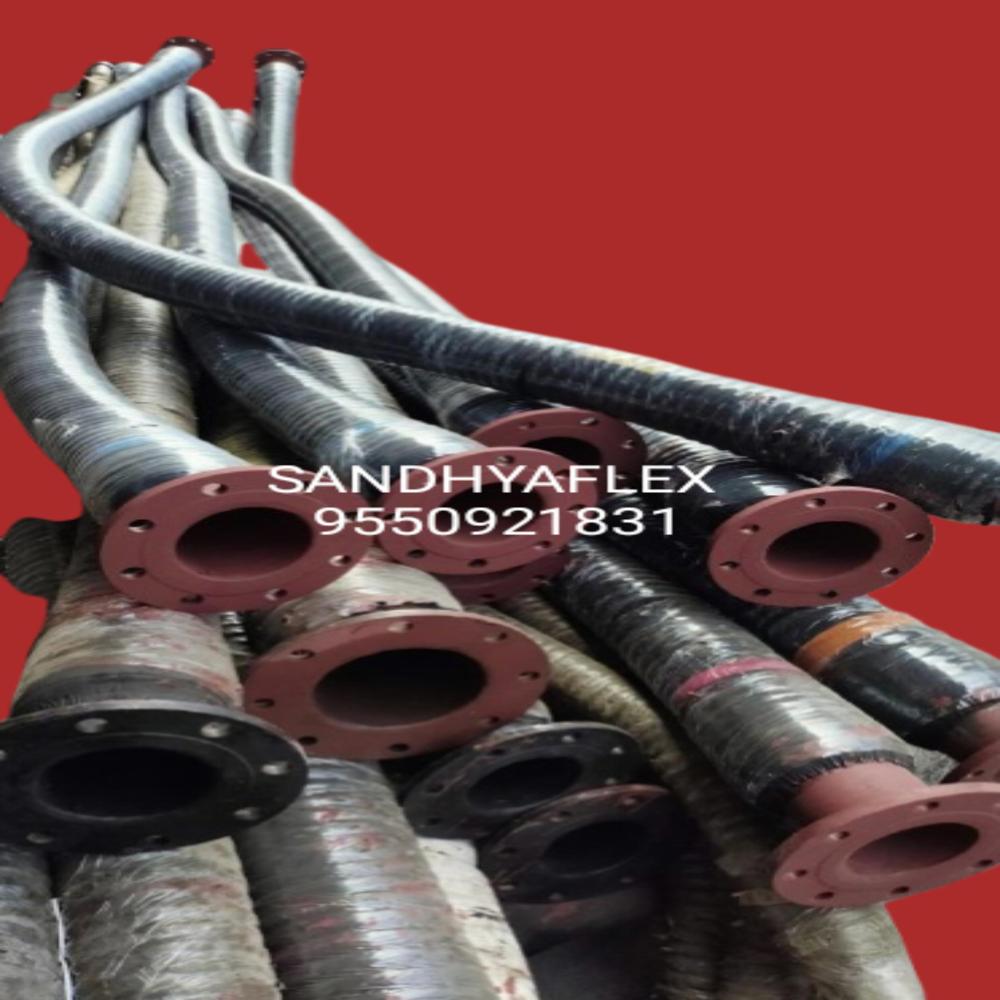 Water Suction And Discharge Rubber Hose - Color: Black