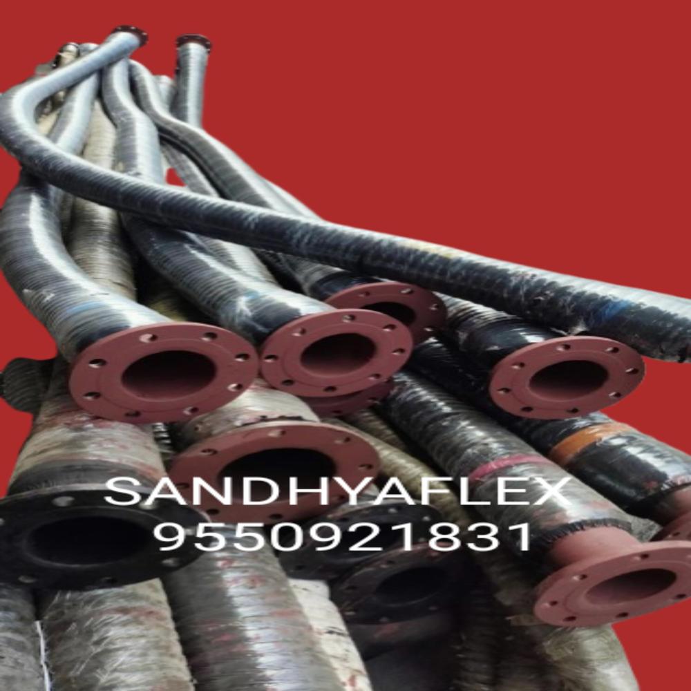 Water Suction And Discharge Rubber Hose - Color: Black