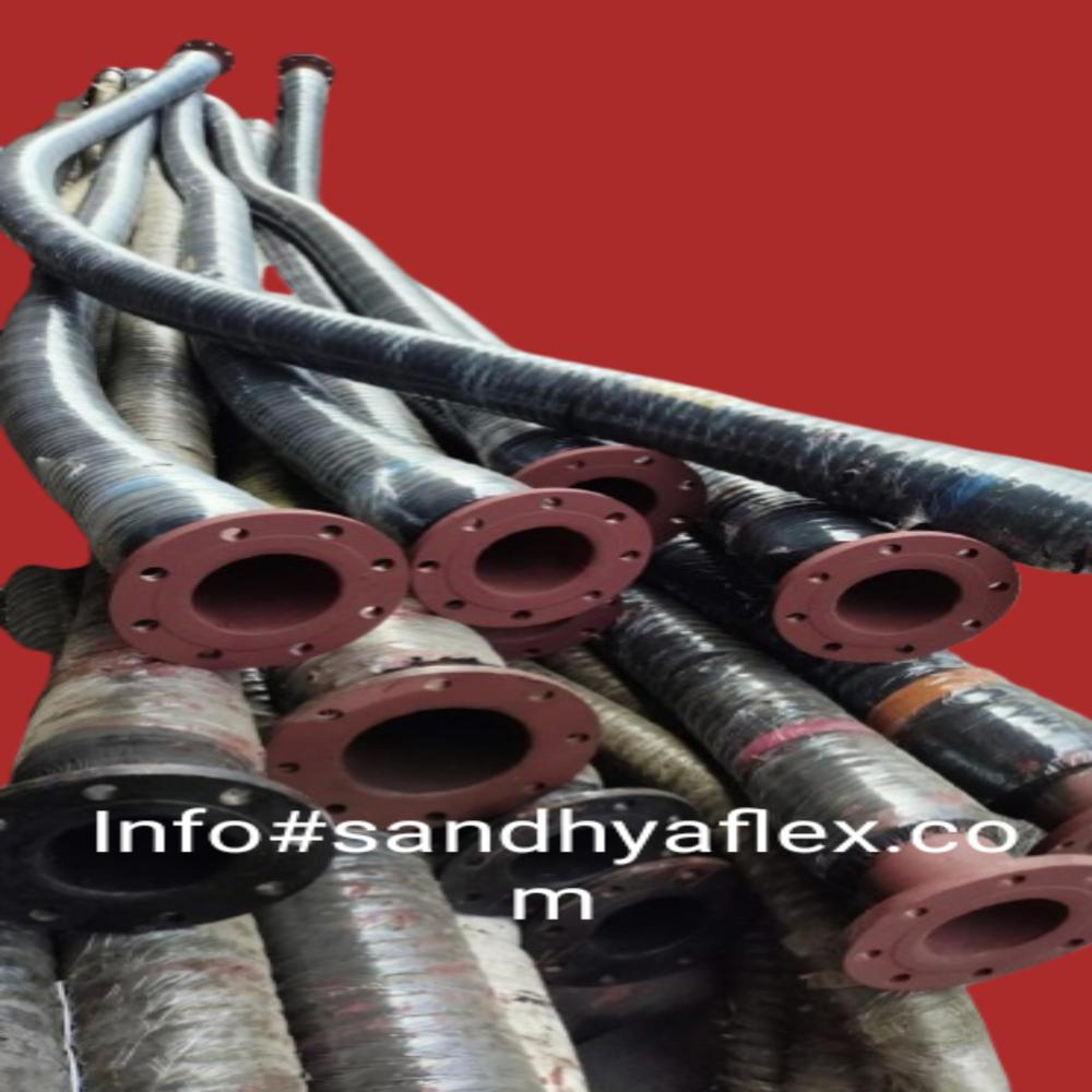 Water Suction And Discharge Rubber Hose - Color: Black