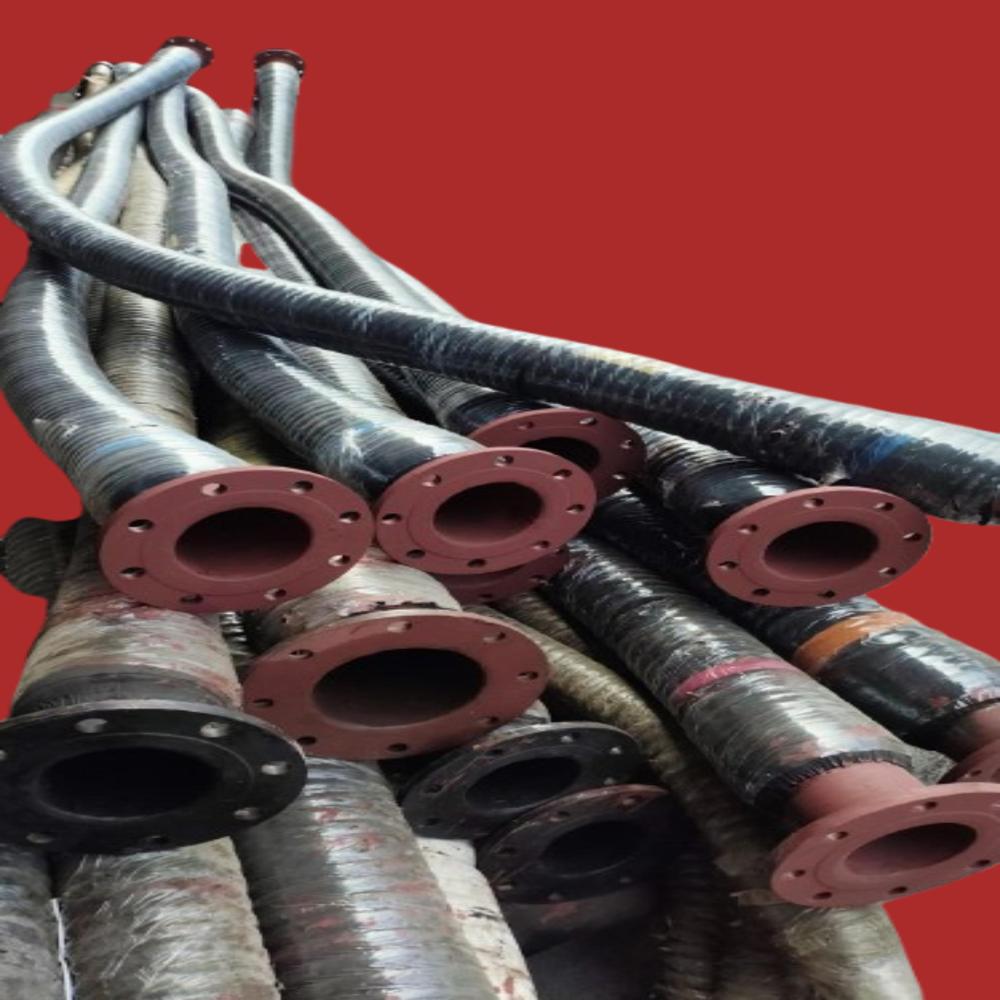 Water Suction And Discharge Rubber Hose - Color: Black