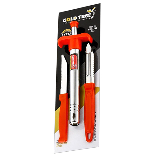 Stainless Steel Kitchen Lighter-Knife-Peeler - Features: Strong Quality