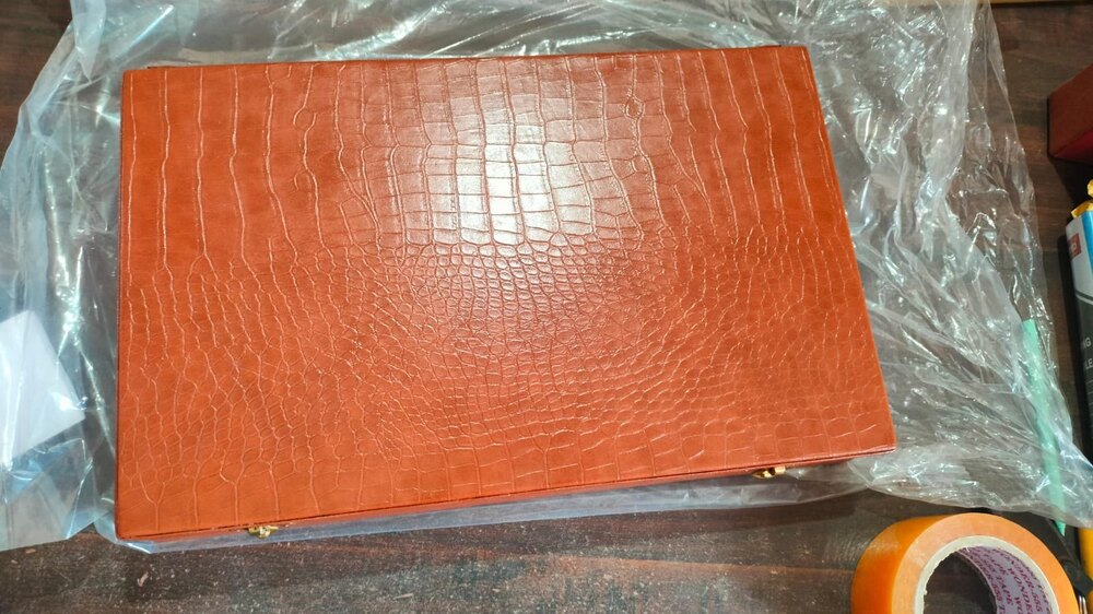 Mdf Leatherrete Packaging Boxes - Finishing: Matte Lamination