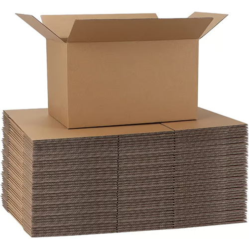 10X10X10 Inch 5 Ply Corrugated Carton Box - Color: Brown