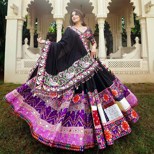 Code Vc245 Navratri Chaniya Choli - Color: Black