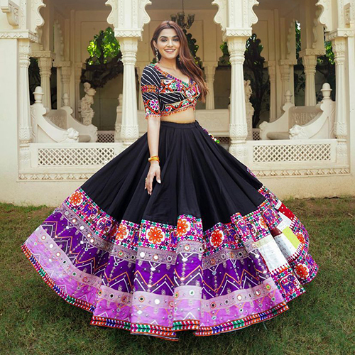Code Vc245 Navratri Chaniya Choli - Color: Black