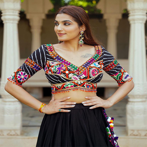 Code Vc245 Navratri Chaniya Choli - Color: Black