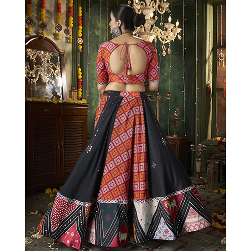 Navaratri Special Chaniya Choli - Color: Black