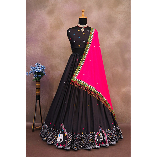 Code VC250 Black Color Lehenga Choli