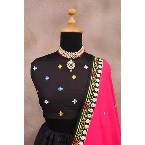 Navaratri Chaniya Choli - Color: Black