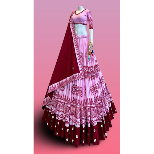 Code Vc244 Purple Color Navratri Chaniya Choli - Feature: No Fade