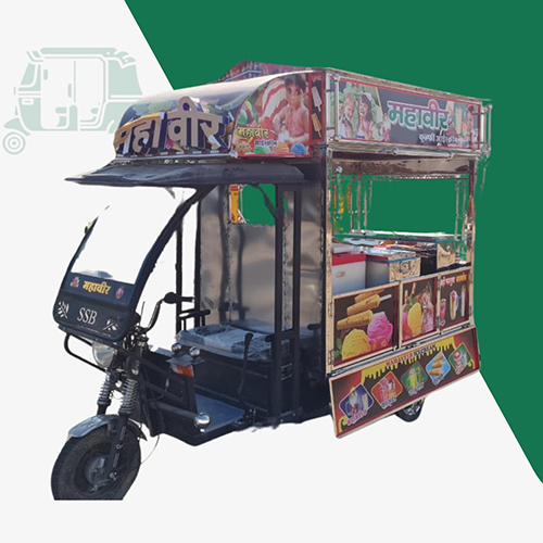 Food Cart On Electric Rickshaw