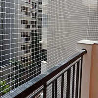 Anti Pigeon Net - Hdpe Monofilament Material,  Lightweight Design, White Color | Durable And Easy To Install For Indoor And Outdoor Use