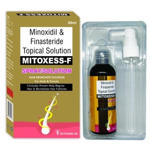Minoxidil IP 5%w/v + Finasteride IP 0.1%w/v + Soluble base  spray