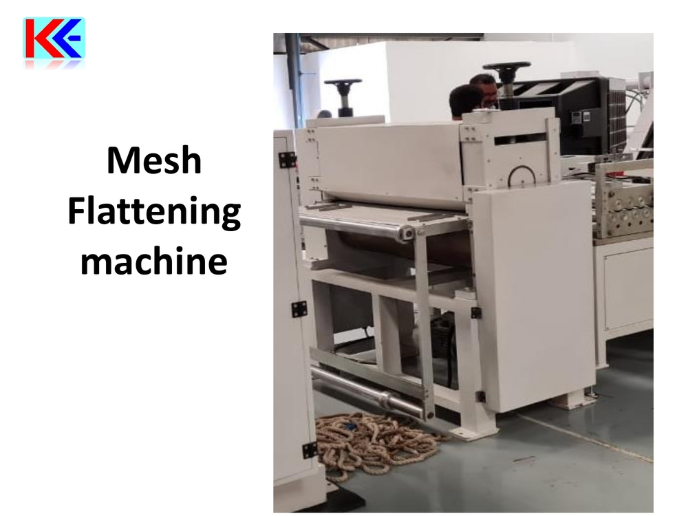 Mesh Flattening machine