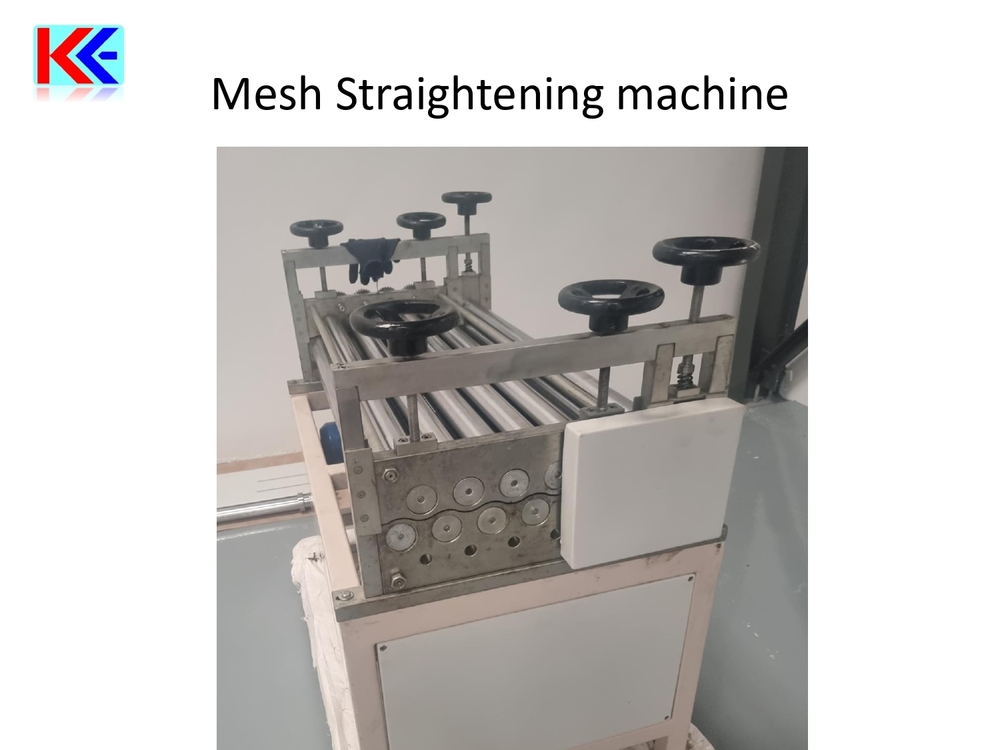 Mesh Straightening machine