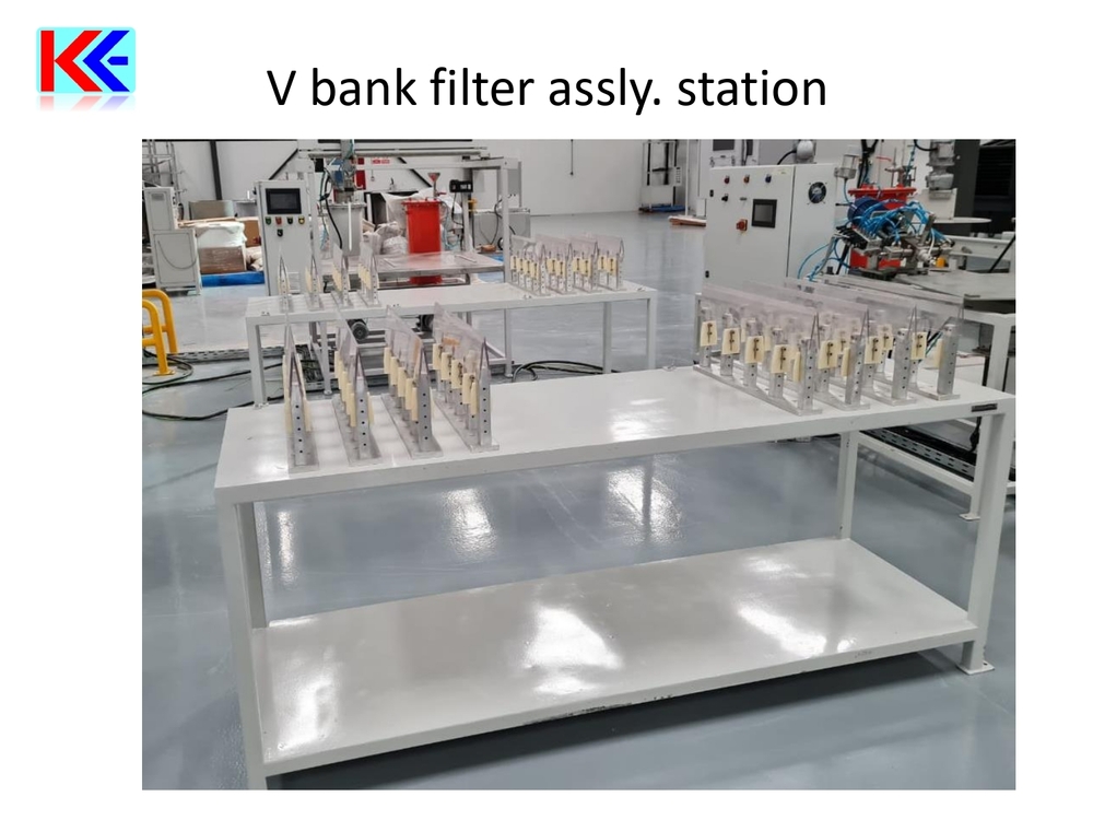 V bank filter assly station