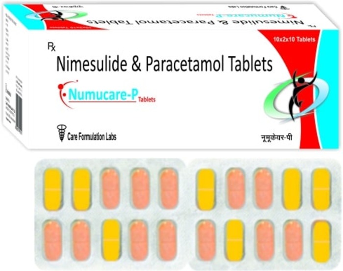 Nimesulide Bp 100 Mg Paracetamol Ip 325 Mg Tablet - Drug Type: General Medicines