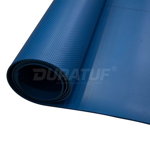 High Voltage Rubber Mat For Electrical Switch Rooms X-Volt Certified - Color: Blue