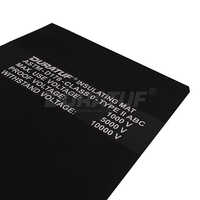 Low Medium Voltage Electrical Rubber Mats ASTM D178 Standard for Safety (Class 1 Type -I, 4.8mm thickness)
