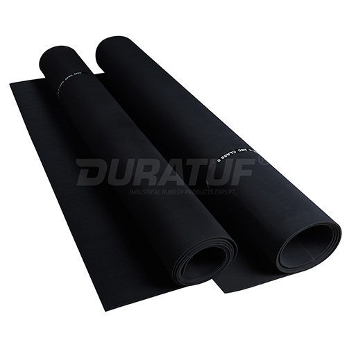 मध्यम वोल्टेज इलेक्ट्रिकल रबर मैट ASTM D178 मानक के लिए सुरक्षा (क्लास 2 टाइप -I, 6.4 मिमी मोटाई)